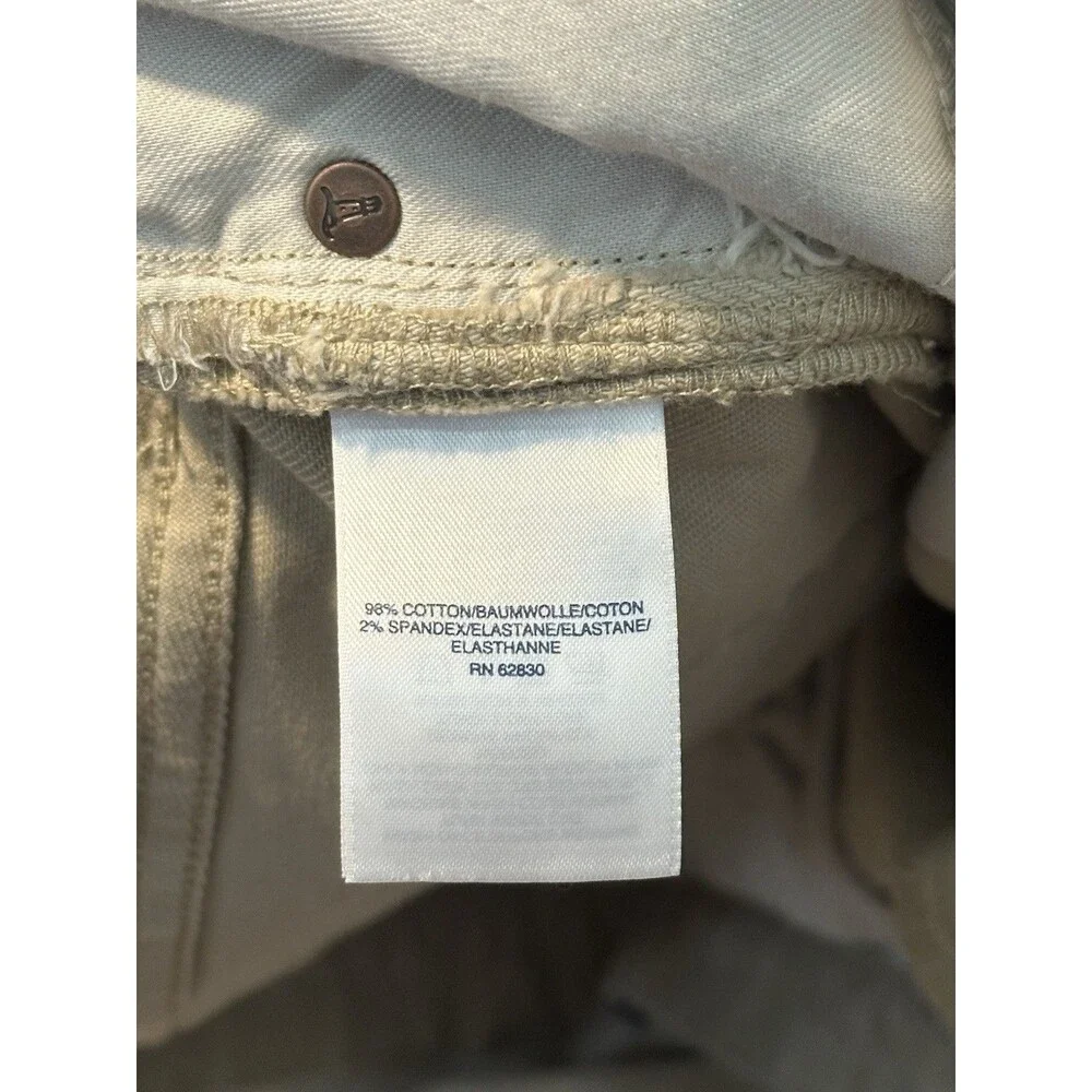Lands End Mens 40x30 Square Rigger Khaki Pants Beige Traditional Fit EUC